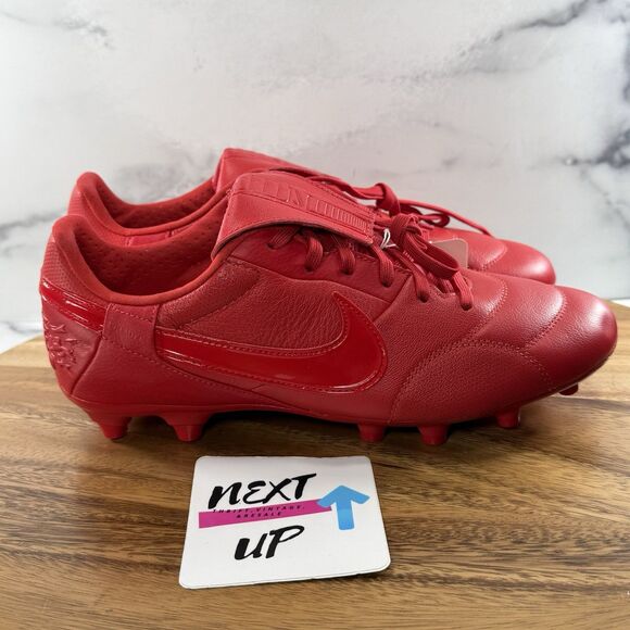 Mens size 8-Nike Premier 3 FG Fire Triple Red Soccer Cleats HM0265-600 nby main image 7